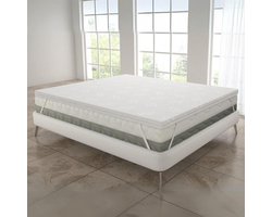 MAXIME MAISON - Mattrass Topper voor Matras 135x200 in Traagschuim, Mattress Topper Hoogte 5 cm, Made in Italy - Van Het Hart Van Italië Naar Je Bed: de Topper Die Zoete Dromen Belooft