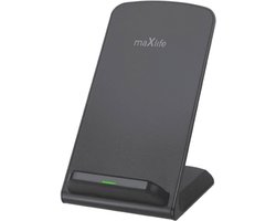 MaXlife, Draadloze Inductie Oplader Smartphone Verticale Standaard 15W, Zwart