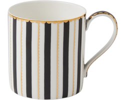 Maxwell and Williams - Mok Regency Black - Zwart servies - Goud