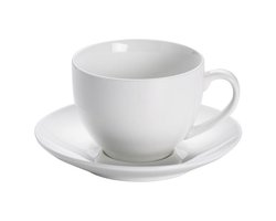 Maxwell and Williams White Basic Rim Koffie- en Dinerset - 30-delig - Wit