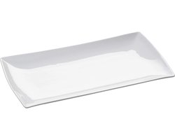 Maxwell & Williams JX250033 Plaat vierkant 30 x 17 cm - porselein wit - serie East Meets West - in geschenkdoos