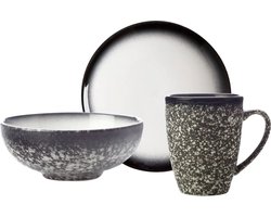 Maxwell & Williams Serviesset Caviar Granite 3-Delig