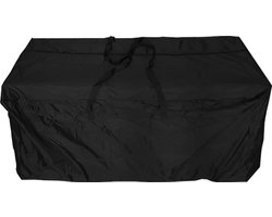 Maxxcovers Kussentas voor Tuinkussens - 125x50x50 cm (lxbxh) - Zwart