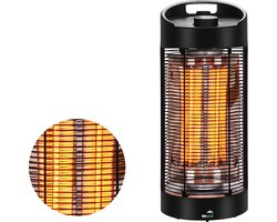 MaxxGarden Terrasverwarmer - Elektrische Terrasverwarming - Roterend - Tafelmodel - 1200W