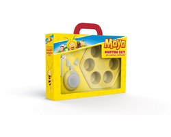 Maya de Bij Muffinbakvorm - 6 Muffins - Siliconen - Ovenbestendig tot 220°C - Geel