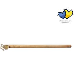 MAYSTERNYA Extra Lange Deegroller 70 cm – Massief Houten Deegstok voor Brood, Pizza & Taart – Deegstok – Professioneel & Duurzaam Keukengereedschap – Bruin