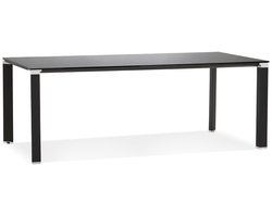 Maysun - Design Vergadertafel - LUX - Zwart Glas 200X100cm