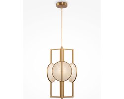 Maytoni - Hanglamp Marmo - Goud - Ø30,5