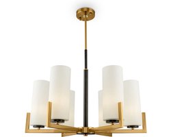 Maytoni - Kroonluchter Fortano - Zwart en messing - Ø67