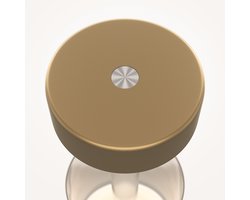 Maytoni led-tafellamp goud en glas – decoratieve lamp 3W