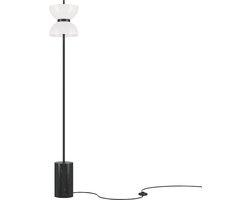 Maytoni led-vloerlamp Kyoto – modern, zwart, warmwit licht