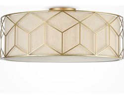 Maytoni - Plafondlamp Messina - Goud - Ø57