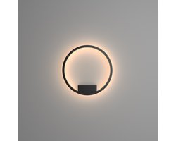 Maytoni - Wandlamp Rim - Zwart - Ø40