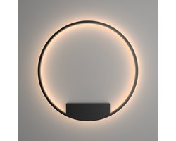Maytoni - Wandlamp Rim - Zwart - Ø80