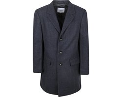 McGregor Coat Wool Herringbone Navy - Maat M - Heren - Tussenjas