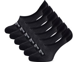 McGregor Footies - 6-pack - Zwart - Maat 40-46 - Anti-Slip