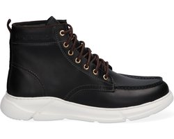 McGregor Heren Boots - Zwart - Veterboots - Leer - Veters