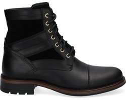 McGregor Heren Boots - Zwart - Veterboots - Leer - Veters