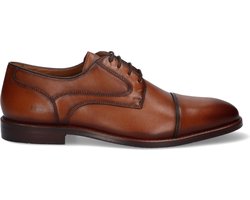 McGregor Heren Herenschoenen - Cognac - Lage Sneakers - Leer - Veters