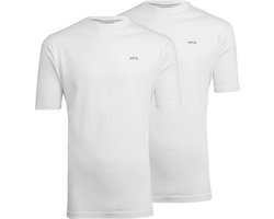 McGregor Heren T-shirt Wit | 2-pack| Basics van 100% Katoen | Ronde Hals / O Hals | Maat M | McGregor New York | Heren Basic T-shirt Maat M