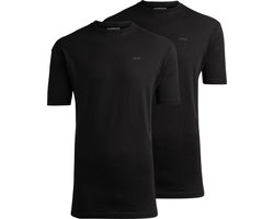 McGregor Heren T-shirt Zwart | 2-pack| Basics van 100% Katoen | Ronde Hals / O Hals | Maat XXL | McGregor New York | Heren Basic T-shirt Maat XXXL / 3XL