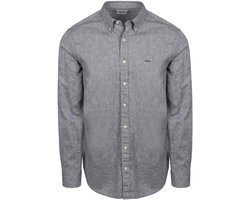 McGregor Overhemd Cotton Linen Donkerblauw (navy) - Maat M - Heren