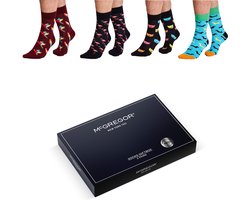 McGregor Sokken Heren | Maat 41-46 | Animal Giftbox | Multi Cadeau mannen/Sokken Giftbox