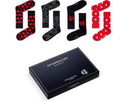 McGregor Sokken Heren | Maat 41-46 | Love Giftbox | Zwart Cadeau mannen/Sokken Giftbox