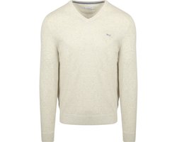 McGregor Trui Merinowol V-Hals Off White - Maat M - Heren - Pullovers