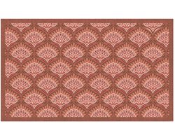 MD Entree - Design mat - Universal - Imke Sorbet - Vloerkleed - Antislip - Machine wasbaar - 67 x 120 cm