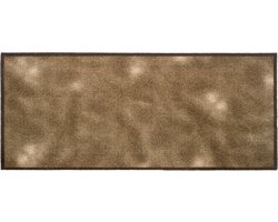 MD Entree - Design mat - Universal - Shades Beige - Vloerkleed - Antislip - Machine wasbaar - 67 x 150 cm