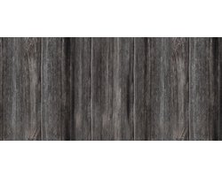 MD Entree - Design mat - Universal - Wood Anthra - Vloerkleed - Antislip - Machine wasbaar - 67 x 150 cm