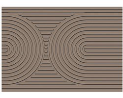 MD Entree - Deurmat - Schoonloopmat - Impression Zen - Archy Taupe - 50 x 75 cm