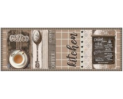 MD Entree - Keukenloper - Vloerkleed - Machinewasbaar - Cook & Wash - Dessert Menu - 50 x 150 cm