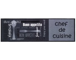 MD Entree - Keukenloper - Vloerkleed - Machinewasbaar - Cook&Wash - Chef de Cuisine - 50 x 150 cm