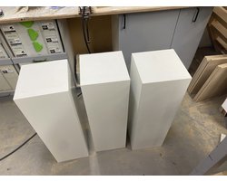 MDF Grondeerzuil | plantenzuil | zuilen | sokkels | presentatie sokkel | 30X30X80 CM
