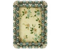 Meander - Fotolijst - Antraciet Groen - 4 x 6,5 cm Foto Formaat