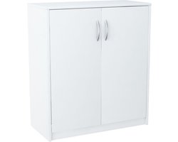 Meble Bestseller - Dressoir - 2 Deuren - Wit - Satijnen Grepen