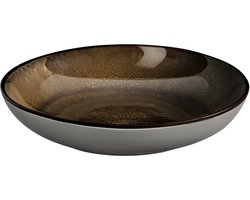 Médard de Noblat - Feeling Bronze - Diep bord 24.5 cm - 6 delig