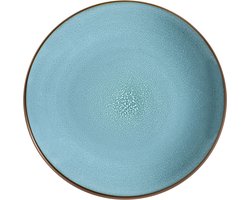 Medard de Noblat - Feeling Turquoise - Dessertbord 21 cm - 6 delig - Stoneware
