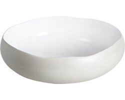 Medard de Noblat - Oslo White - Schaal 27 x 27 x 9 cm - Stoneware
