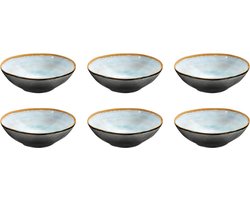 Medard de Noblat - Shadow Aqua - Soepbord 19.5 cm - 6 delig - Stoneware