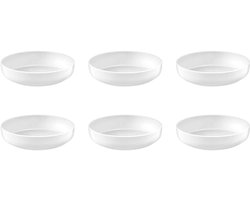 Médard de Noblat - Yaka White - Salade en pastabord 20 cm - 6 delig - Porcelein