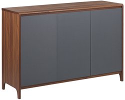 MEDFORT - Dressoir - Donkerbruin/Grijs - Vezelplaat