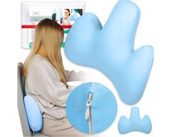 Medi Sleep - Lendenkussen - Auto/Bureau - Blauw - Memory Foam