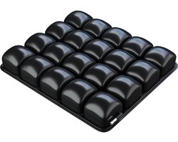 Medical Brace Anti Decubitus Zitkussen - met Lucht - 41 x 46 cm - Zwart