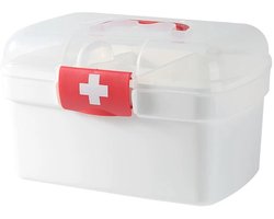 Medicijn EHBO Doos - Kist Box - Opbergdoos - Koffer