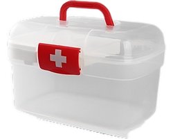 Medicijn EHBO Opbergdoos Groot - Doos Kist - Box Koffer - Opbergbox