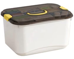 Medicijnbox met 2 Vakken - Veilig en Draagbaar - 1 stuk - PP-materiaal