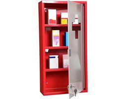 Medicijnkastje met slot - Veilig en modern opbergmeubel voor medicijnen